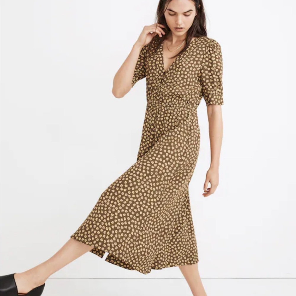 Madewell Flower Midi Dress